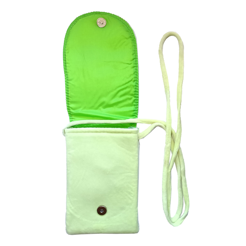 Green Fabric Kids Pouch