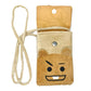 Brown Fabric Kids Pouch