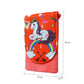 Coral Fabric Kids Pouch