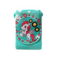 Turquoise Fabric Kids Pouch