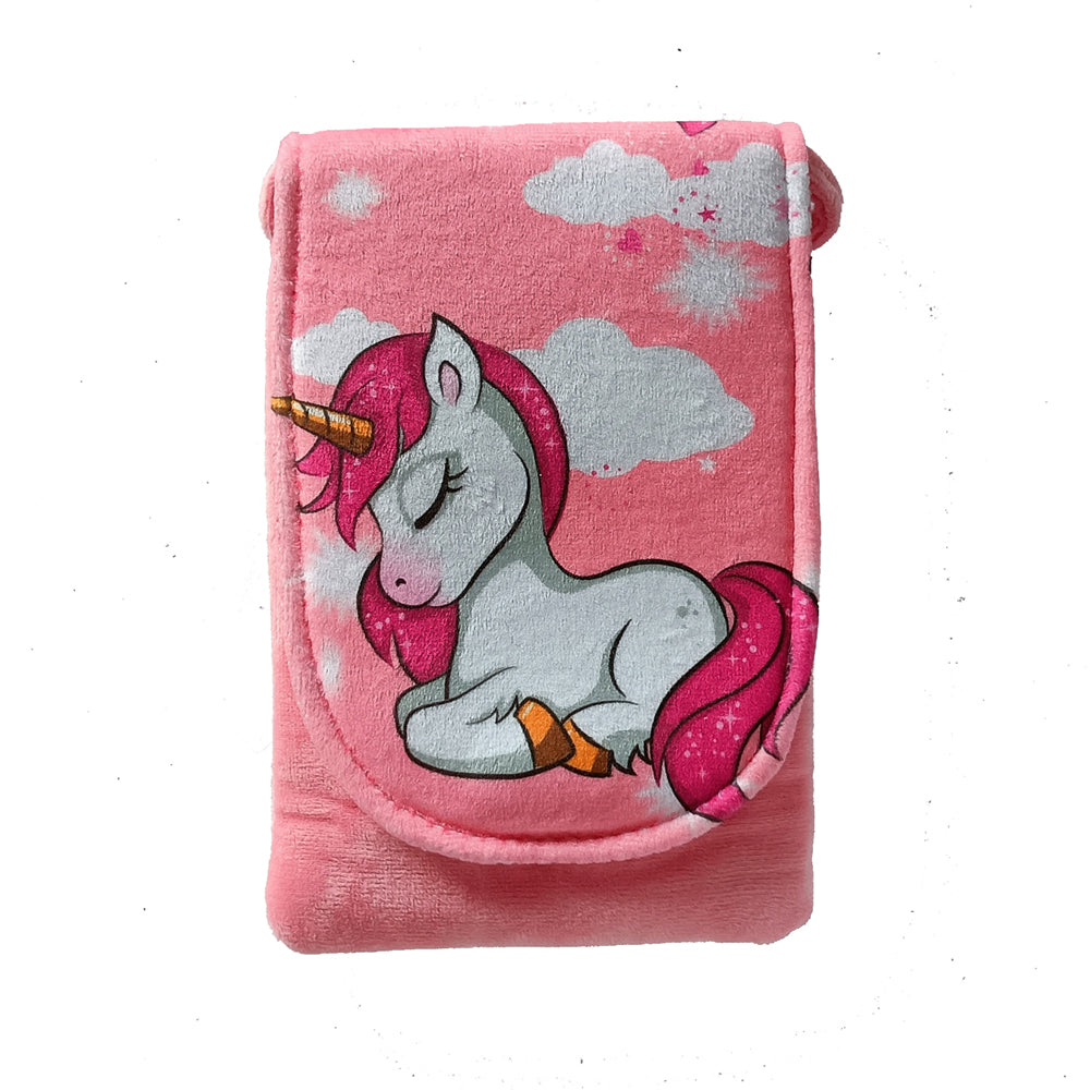 Pink Fabric Kids Pouch