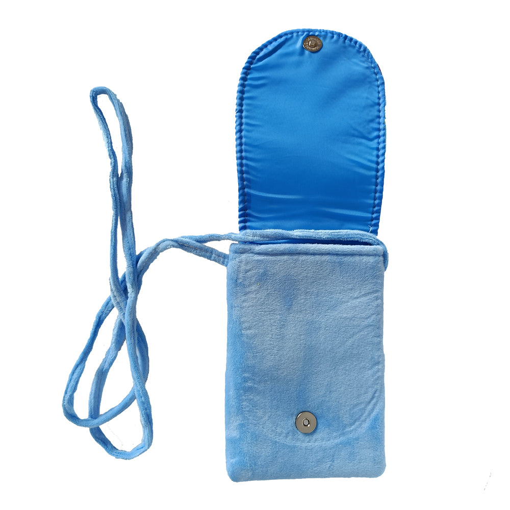 Blue Fabric Kids Pouch