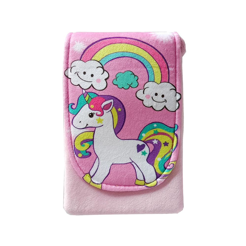 Pink Fabric Kids Pouch