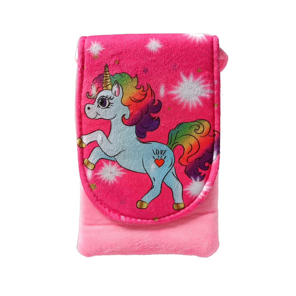 Pink Fabric Kids Pouch