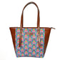 Multi-color Vegan Leather Tote bag