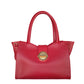 Red Vegan Leather Tote bag