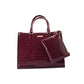 Maroon Vegan Leather Tote bag