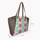 Multi Color Vegan Leather Tote bag