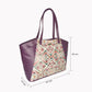 Violet Vegan Leather Tote bag