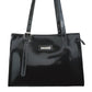 Black Vegan Leather Tote bag