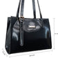 Black Vegan Leather Tote bag