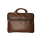 Brown Vegan Leather Laptop Bag