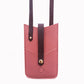 Dark Pink Vegan Leather Pouch