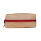 Beige Vegan Leather Clutch