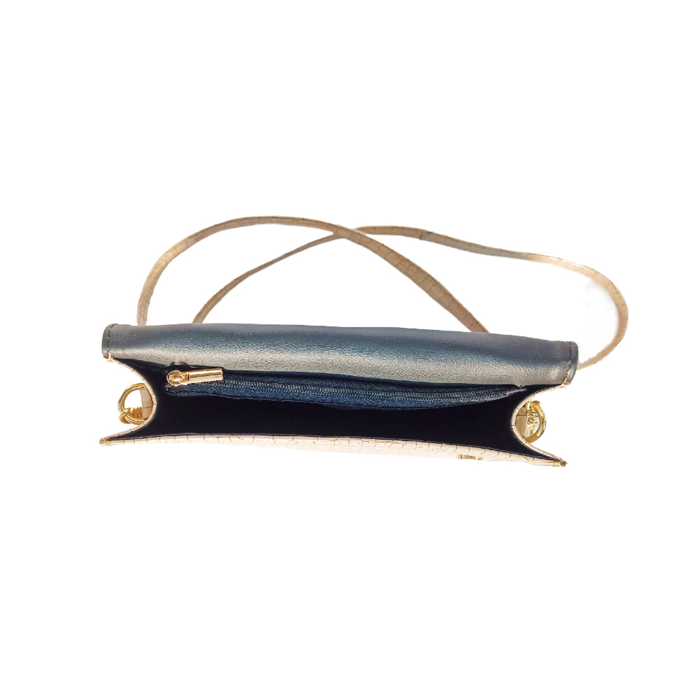 Cream Vegan Leather Sling Bag