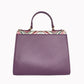 Violet Vegan Leather Hand Bag