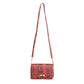 Red Vegan Leather Sling Bag