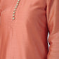 Orange chanderi kurta