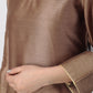 Brown Chanderi Kurta