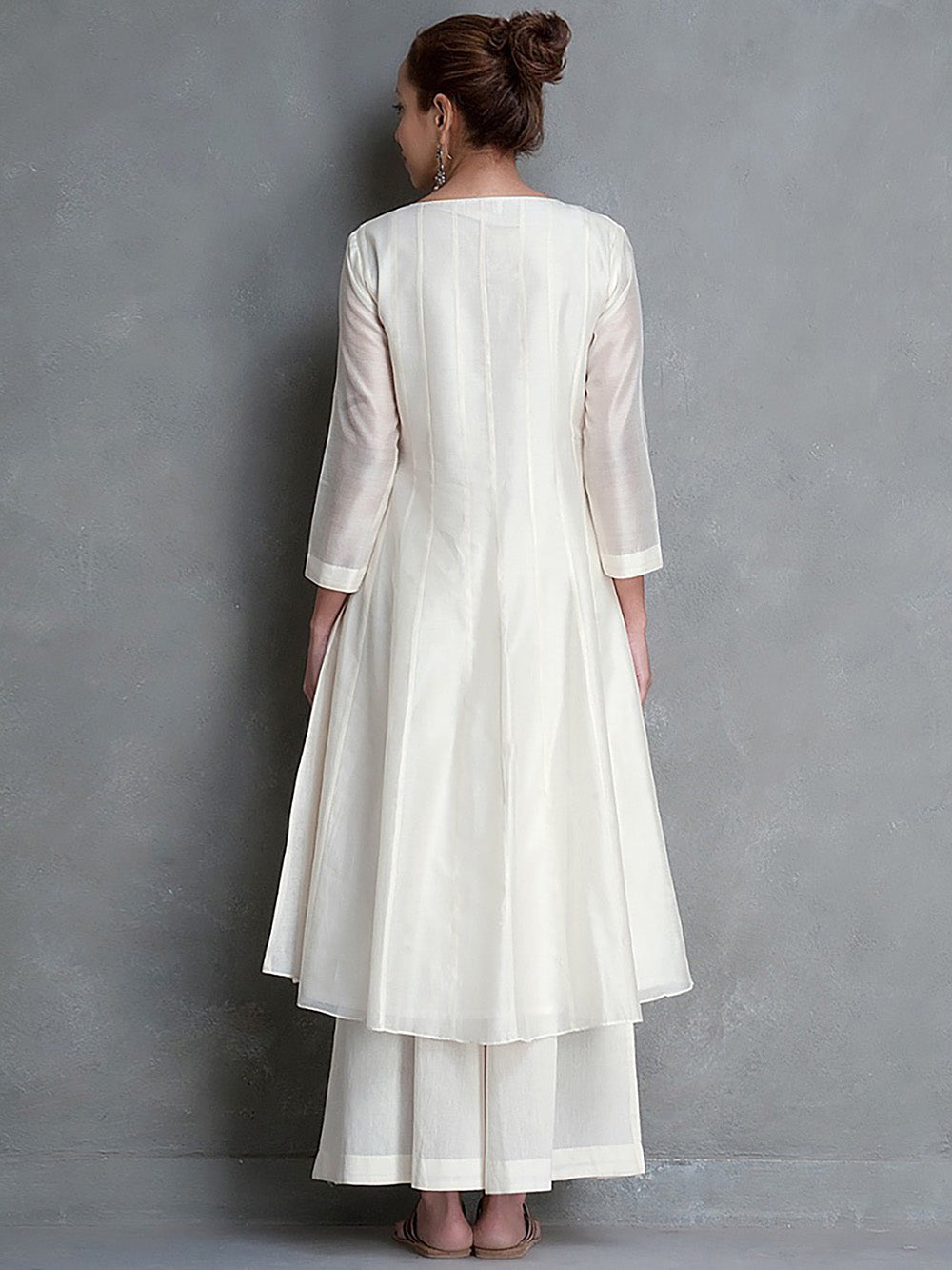 Ivory Chanderi Kurta