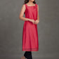 Vermillion Chanderi Kurta