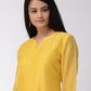 Yellow Chanderi Kurta