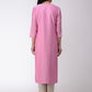 Pink Chanderi Kurta