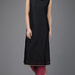 Black Chanderi Kurta