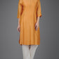 Mustard Chanderi Kurta