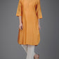 Mustard Chanderi Kurta