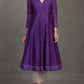 Purple Chanderi Kurta