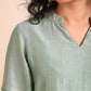 Sage Green Chanderi Kurta