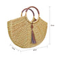 Brown Kuana Grass Hand Bag