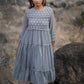 Grey Kota Tiered Dress