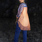 Indigo & Peach Chanderi Shirt with Pants Set