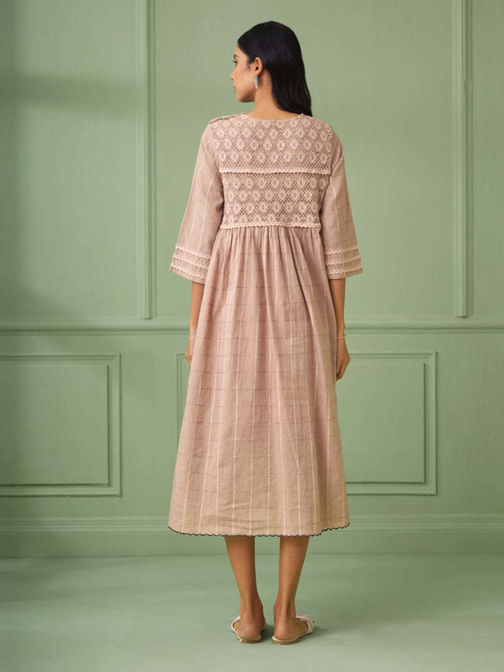 Old Rose Cotton Dress