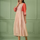 Old Rose Cotton Silk Maxi Dress