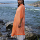 Peach Chanderi Dress