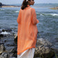 Peach Chanderi Dress