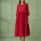 Red Cotton Dress