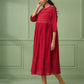 Red Cotton Dress