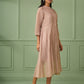 Rose Gold Cotton Jacket Dress