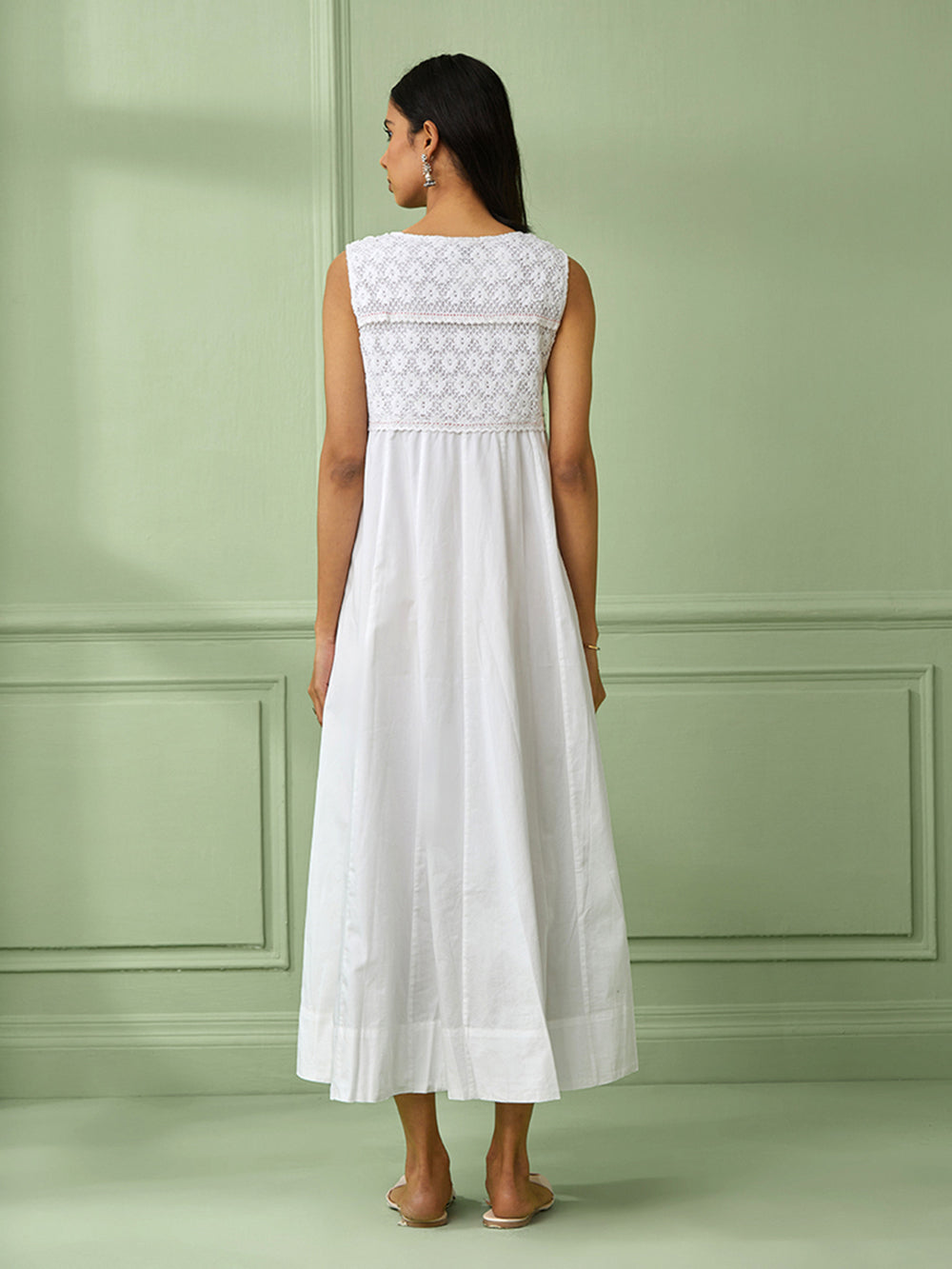 White Cotton Dress