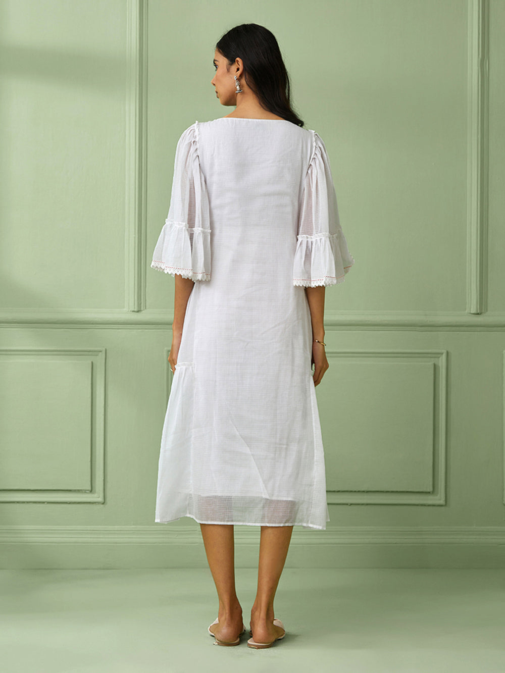 White Cotton Dress