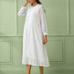 White Cotton Shirt Dress