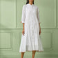 White Cotton Shirt Dress