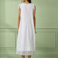 White Cotton Strap Dress