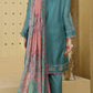 Green Embroidered Cotton Kurta