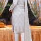 White Embroidered Cotton Kurta