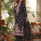 Black Embroidered Cotton Kurta